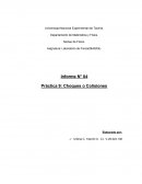 Informe N° 04 Práctica 9: Choques o Colisiones