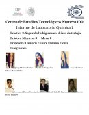 Practica 3: Seguridad e higiene en el área de trabajo
