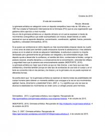 El arte del movimiento. Página 1
