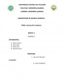 LABORATORIO DE QUIMICA GENERAL I EQUIVALENTE QUÍMICO