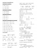 IDENTIDADES TRIGONOMÉTRICAS IDENTIDADES PITAGÓRICAS