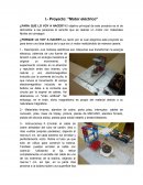 Proyecto: "Motor eléctrico"