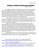 Porque no todas las playas son un Hawaii