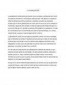 La globalización actualmente