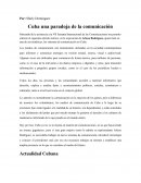 Cuba una paradoja de la comunicación