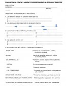 Cuestionario de Ciencia y Ambiente