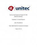 Segmentación de mercado de una empresa