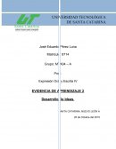 EVIDENCIA DE APRENDIZAJE 2 Desarrollo De Ideas.