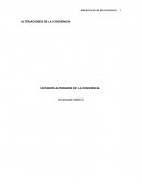 CASO UNO: TRASTORNO CUANTITATIVO DE LA CONCIENCIA