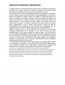 Dirección Financiera internacional