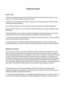 Violencia juvenil Datos y cifras
