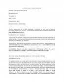 Historia clinica de diabetes mellitus