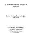 El problema educacional en Colombia