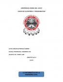 CURSO DE ALGORITMICA Y PROGRAMACION