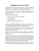 L método justo a tiempo (traducción del inglés Just in Time)