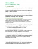 Sociedad, política, poder