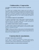 Colaboración y Cooperación.