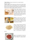 Marco Teórico: Investigue las características de los compuesto Orgánicos empleados en la practica