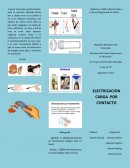 Triptico. Electrización carga por contacto