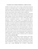 ANÁLISIS DE LOS FACTORES EXTERNOS DE LA GERENCIA SOCIAL
