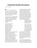 La innovación como pilar en las empresas