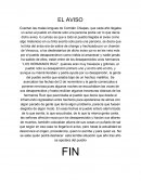 Cuento El Aviso