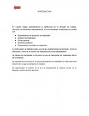 Distribución de un almacén de madera, ubicando los diferentes departamentos