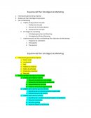 Esquema del Plan Estratégico de Marketing