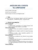 ANÁLISIS DEL CUENTO EL LIMPIADOR