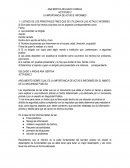 Actividad La importancia de actas e informes