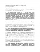 El proceso político, militar y social de la independencia colombiana