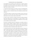 Ejemplo de Comunicación interna como estrategia integradora