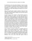 EVOLUCIÓN PSICOLÓGICA DEL LAZARILLO DE TORMES