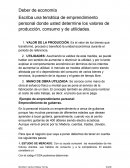 Deber de economía