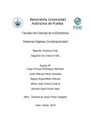 Sistemas Digitales Combinacionales. Reporte de Práctica final