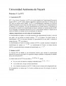 Universidad Autónoma de Nayarit Práctica 5: La FFT