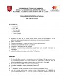 MODULO DE ESTADISTICA APLICADA