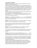 Matemáticas: Análisis de Markov