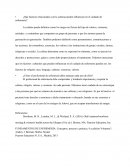 Factores relacionados con la cultura y el cuidado de enfermería