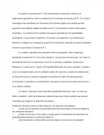 Ensayo - Propiedad intelectual. Página 1