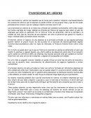 Inversiones en valores son aquellas que se hacen para canalizar temporal o permanentemente los excesos de efectivo que la empresa no puede utilizar en sus propios fines