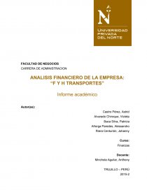 EMPRESA F&H TRANSPORTES Y SERVICIOS SAC. Página 1
