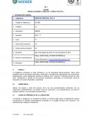 UNIDAD ACADÉMICA: DERECHO Y CIENCIA POLÍTICA