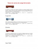 Tipos de carros de carga ferroviaria