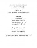 Movimiento Armónico Amortiguado