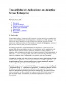 Trazabilidad de Aplicaciones en Server Enterprise