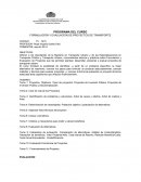 FORMULACIÓN Y EVALUACIÓN DE PROYECTOS DE TRANSPORTE