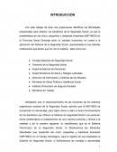 Las dificultades presentadas para obtener los beneficios de la Seguridad Social