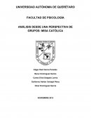 ANÁLISIS DESDE UNA PERSPECTIVA DE GRUPOS: MISA CATÓLICA