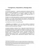 Transgenicos, biopirateria y bioseguridad